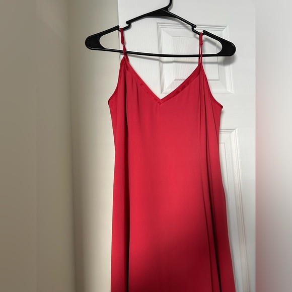 White House Black Market Coal Lace Up Back Maxi Dress - Picture 5 of 14